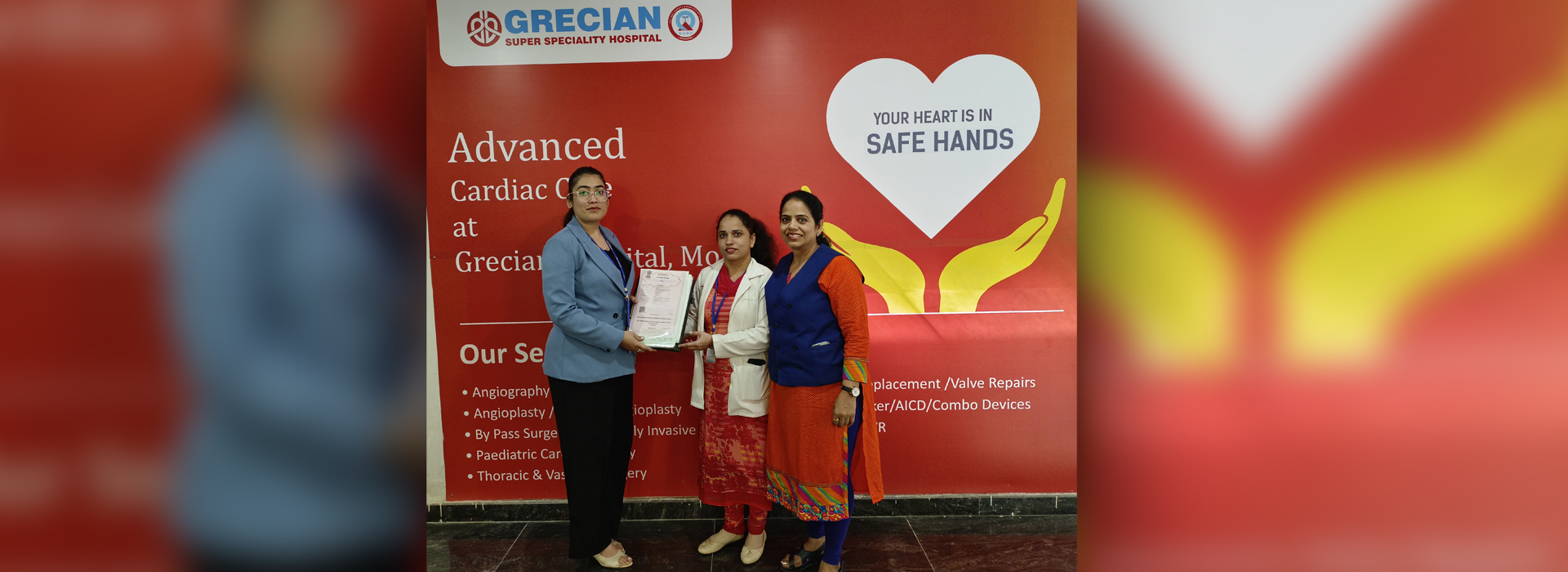MOU with Grecian Super-Specialty Hospital 
