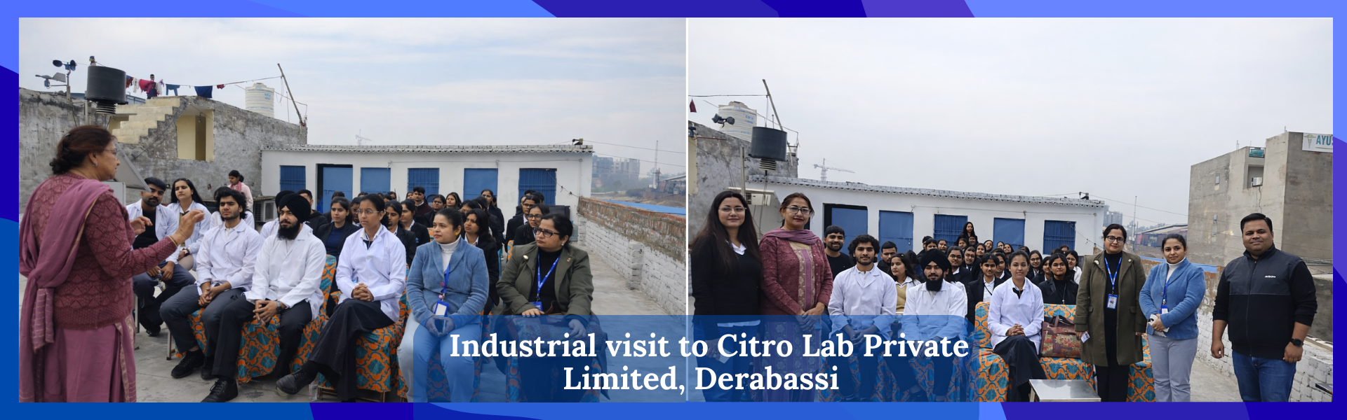 Industrial visit to Citro Lab Private Limited, Derabassi 